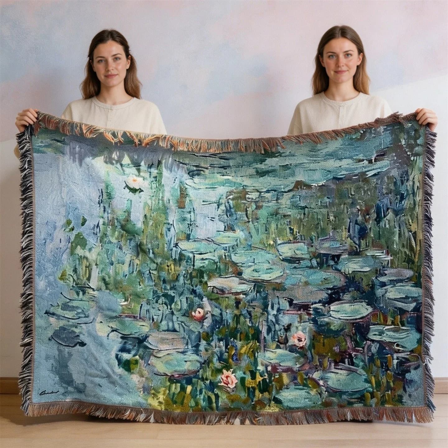 Impressionistlik kunstiteemaline tapeet-tekk diivanile ja seinakaunistuseks